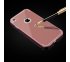 Zrkadlový kryt + bumper iPhone 7/8 - ružový